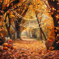 Load image into Gallery viewer, Autumn Pathway Backdrop
