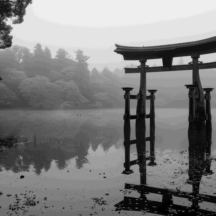 Japan themed Garden Backdrop